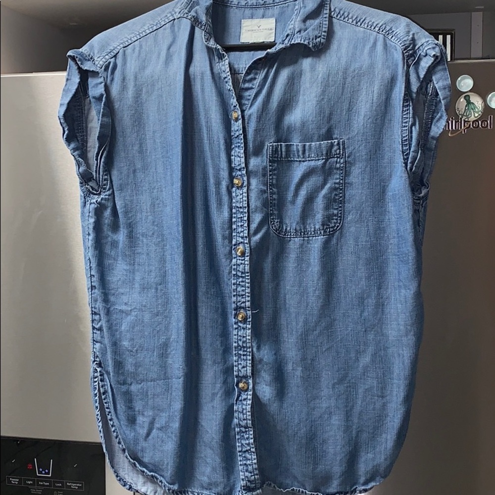 Button up jean shirt